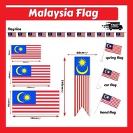 Malaysia Flag Bendera Malaysia Hand Flag Car Flag Spring Flag Flag Line Polyster Jalur Gemilang