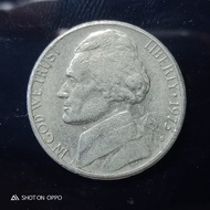 Koin Amerika 5 Cent Tahun 1973 D Liberty - FC02
