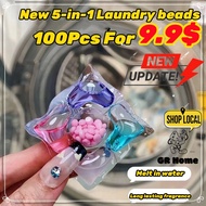 50Pcs 5-in-1 Laundry Capsule Laundry Pod Laundry Pods Laundry Detergent Washing Ocean Sakura