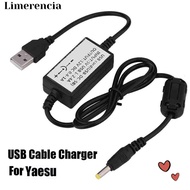 LIMERENCIA Interphone Charger Sports Walkie-talkie Cord Durable USB Cable Cradle for Yaesu VX5R/VX6R