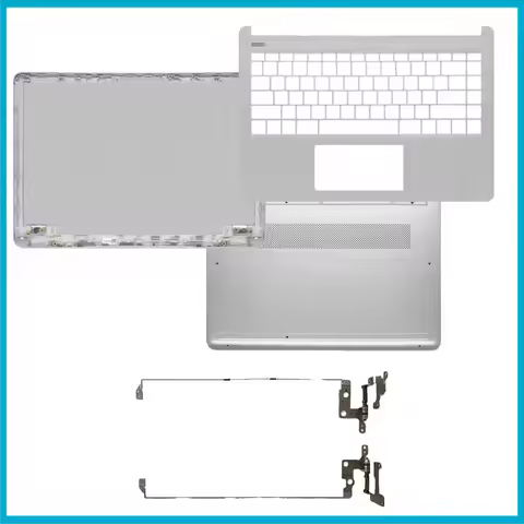 LCD Back Cover For HP 14-DQ 14-DR 14S-DR 14S-FR FQ TPN-Q221 Laptop Front Bezel Palmrest Bottom Case 