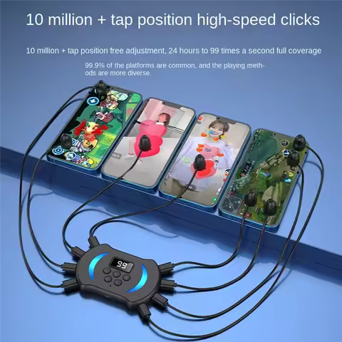 Exquisite Workmanshipp-Mobile Phone Screen Auto Clicker Adjustable Connection Physical Simulation Fi