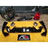 Honda civic FC rear diffuser with dummy exhaust