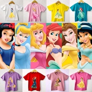 OSCAR FS CHILDREN'S T-SHIRT 1-10 YEARS 30+ Colors SNOW PRINCESS CINDERELLA KIDS T-SHIRT -BYK COLOR M