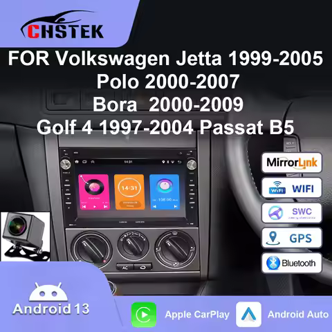 Carplay Android Auto WIFI FOR Volkswagen Jetta 1999-2005 Polo 2000-2007 Bora 2000-2009 Golf 4 1997-2