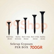 Gypsum Scrup 2 cm 2.5 cm 3 cm 4 cm 5 cm 1 box 700 GR Gypsum Scrup 700GR Black Gypsum Scrup