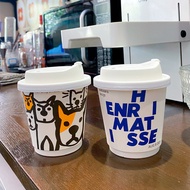 Pet-Themed Coffee/Milk Tea Cup, Double-Wall Thick Paper, with Lid, 16oz