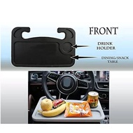 Car Steering Wheel Table Tray Laptop Food Dining Reading Writing Stand Holder Meja Kereta Meja Roda 