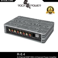ROCKPOWER Car Audio R-8.4 8-Channel DSP With 4-Channel Power Amplifier