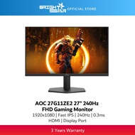 AOC 27G11ZE2 27" Fast IPS 240Hz Gaming Monitor