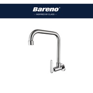 Bareno Brass Chrome Finish Kitchen Wall Sink Tap WST1009-03