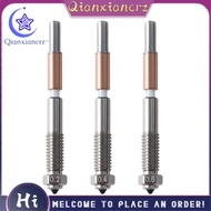 Bimetal Nozzle 0.2/0.4/0.6mm,Nozzle Replacement for QIDI Q2 Q2c 3D Printer, for PLA, PETG, ABS, ASA,