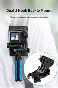 實體店鋪 Telesin Dual head J-hook Quick release Base adapter J-mount for GoPro Hero MAX 12 11 10 9 8 7 6