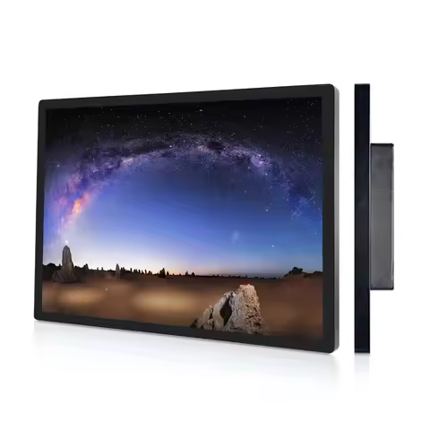 Wall Mount 15.6 18.5 21.5 23.6 Inch Industrial LCD LED Monitor Display Capacitive Touch Screen Monit