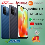 A7 HP Xiaomi Redmi 12C Ram 6/128GB Smartphone MediaTek Helio G85 LET