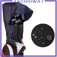 [Tachiuwa1] Golf Bag Rain Protection Cover Golf Bag Cover Waterproof Oxford Cloth Reusable Stand Bags Black Protective Golf Bag Rain Hood