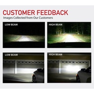 6pc Xenon White 9005 H11 LED Headlight Decoder H11 H8 Fog 6000K for Toyota Camry 2007-2014 Car Acces