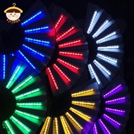 〔8C05〕 Party LED Fan Luminous Stage Performance Show Light Up Fan Birthday Party Gift 〔8C〕
