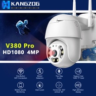 KANGZOG v380 pro 4MP cctv wireless connect phone outdoor wifi 360 wireless 1080p camera for house 4K cctv set full set