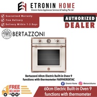 Bertazzoni 60cm Electric Built-in Oven 9 functions with thermometer F609HEREKTAC