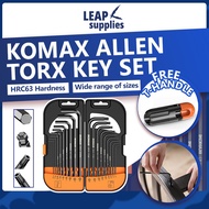 Komax Allen Torx Key Set | Torx Screwdriver Allen Key Set