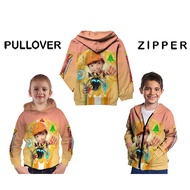 Boboiboy Sweater Hoodie Kids fullprint free name