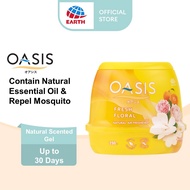 OASIS Air Freshener Gel Mosquito Repellent With Natural Essential Oil Pewangi Rumah 200g