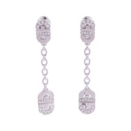 BVLGARI 18K白金Parentesi Pop Diamond Earrings鑽石耳環