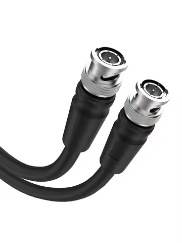 Coaxial Monitor Camera Video Cable, 12G-SDI Cable, BNC to BNC Male, 75-5, 3G, 1080P, 4K, 60Hz, 1.5, 