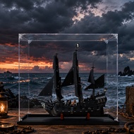 Kotak Pameran Akrilik Untuk LEGO 10365 Captain Jack Sparrow Pirate Ship Habuk Proof Clear Display Ca