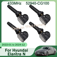 1/4pcs 52940-CG100 Tire Sensor For Hyundai Elantra N Genesis G70 GV60 loniq 6 Staria 433MHz TPMS Tir