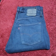 Celana Jeans Denim Second Bekas Branded Pl 501 Size 31 Blue