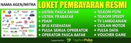 Spanduk Loket Pembayaran Online TagihanPulsa