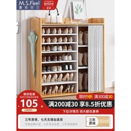 Shoe rack Shoe Rack for Home, Good-Looking, Simple, Economical Multi-Layer Dust-Proof Storage Rack, Large Capacity, Door