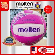 NEW ARRIVAL  Molten Netball Ball SN48MX-MP-MS & SN58MX-MP-MS ORIGINAL Synthetic Leather (MSSM)