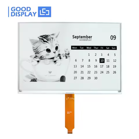Monochrome 13.3 Inch Paper-Like A4 Largest E Ink Display SPI ePaper 960x680 Resolution Supports 0.4s