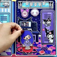 Sanrio Toka World Doll Girl book sticker book busy book quiet book drawing book book nook diy craft 