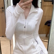 Suli Yoga Running Ladies Standard Dry define Clothing Skinny lulu Original Fitness Sports Top Collar