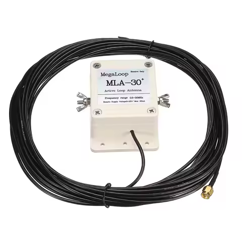 MLA-30+ plus 0.5-30MHz Ring Active Receive Antenna SDR Loop Antenna Low Noise Medium Short Wave Radi