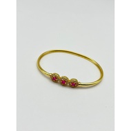 kada Indian bangle Rose Gold