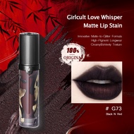 Love Whisper Matte Lip Stain #G73 Black N Red Innovative Matte-To-Glitter Formula Creamy & Velvety T