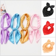 Square silk scarf for women 70 70x70cm turban bandana, beautiful, high-quality head covering to make