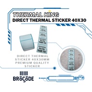 40X30 DIRECT THERMAL LABEL STICKER BARCODE STICKER MILK TEA STICKER