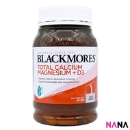 Blackmores Total Calcium & Magnesium + D3 200 Tablets (EXP:12 2026)