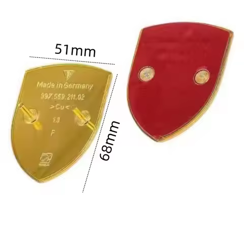 High quality metal front hood badge GTS GT3 GT4 S 4 brand logo new design size 68mm x51mm