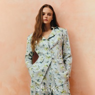 AW25 Shaka Printed Satin Tailored Jacket เสื้อแจ็คเก็ตหรือเบลเซอร์ ทรงเทเลอร์ คอปกแหลม JK-8250701 (G