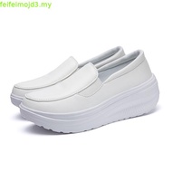 Kasut Jururawat Putih Nurse Slip Buckle Flat Shoes Nurse White Shoes
