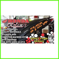 ▣ ❃ HONDA CLICK, SIDE DECALS (2PCS.)