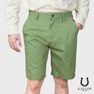 GALLOP : CHINO SHORTS กางเกงขาสั้นผ้าชิโน รุ่น GS9018 สีเขียว / ราคาปกติ 1490.-