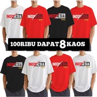 August 2025 T-shirts, Indonesian Independence Day T-shirts, Pack of 8 / 6 / 5 T-shirts, dirgahayu T-